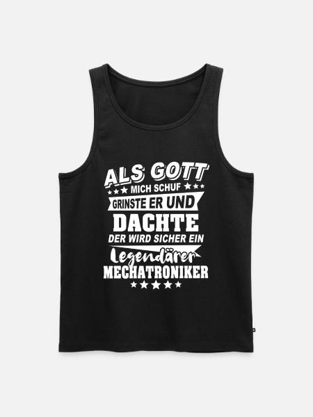 Mechatroniker - Männer Premium Bio Tank Top - Schwarz