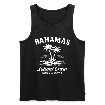 Journée de l’équipage de l’équipage des îles des Bahamas - Débardeur bio Premium Homme - noir - Devant - Michal (187cm)