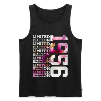 LIMITED EDITION 1956 - 70 YEARS - 70TH BIRTHDAY - Men's Premium Organic Tank Top - black - Front - Michal (187cm)