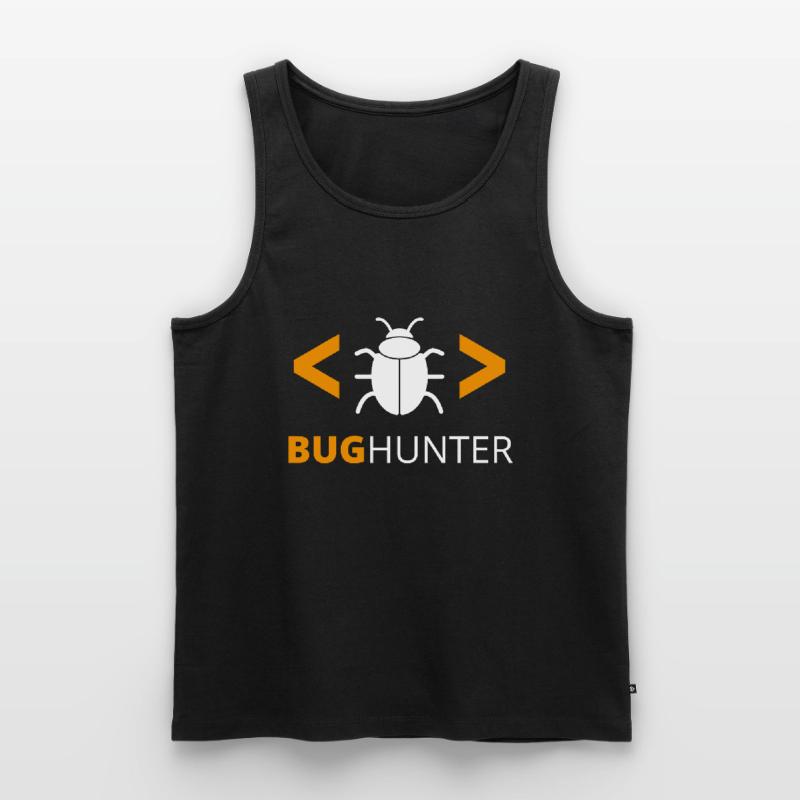 Bug Hunter Programmierer Debugger Männer Premium Bio Tank Top