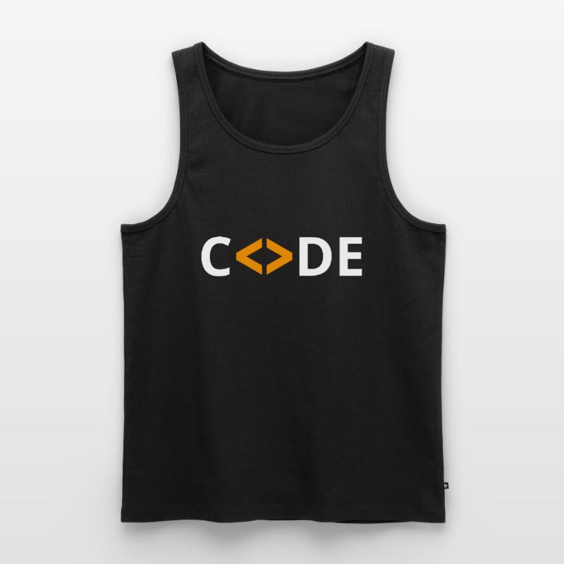 Programmeur de code HTML Développeur PHP Débardeur bio Premium Homme