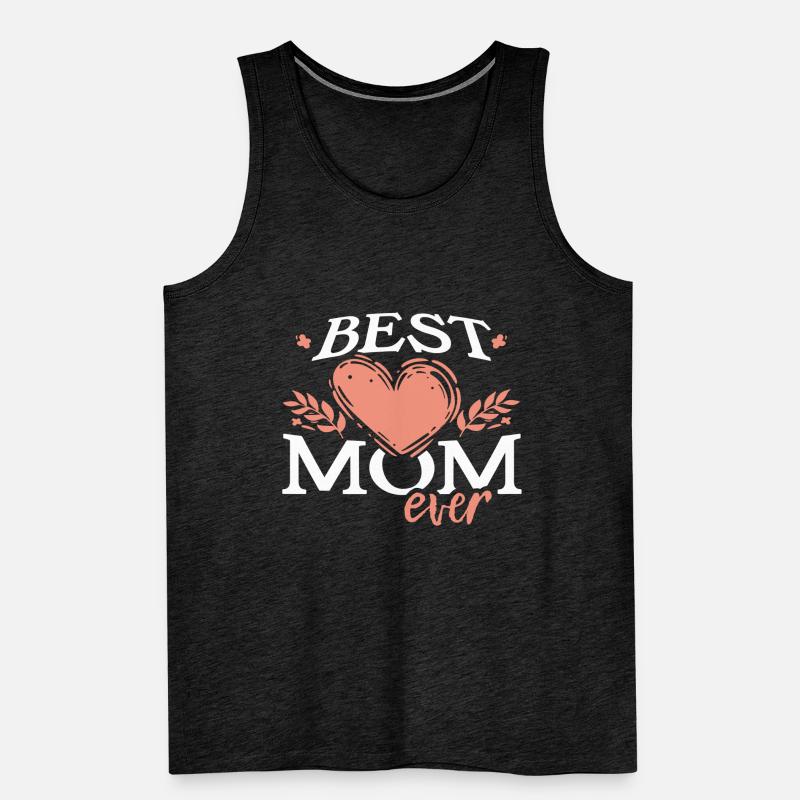 best Mom beste Mama Muttertag Muttertagsgeschenk Männer Premium Bio Tank Top