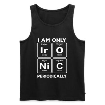Chemie - Männer Premium Bio Tank Top - Schwarz - Vorne - Michal (187cm)