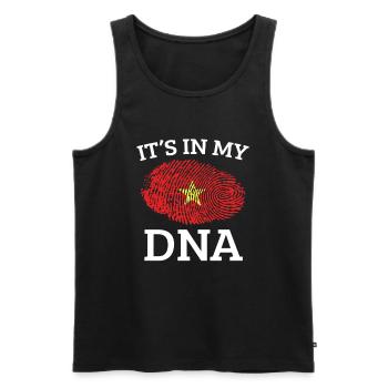 Vietnam - Männer Premium Bio Tank Top - Schwarz - Vorne - Michal (187cm)