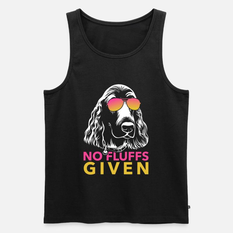 Cocker Spaniel - Männer Premium Bio Tank Top - Schwarz