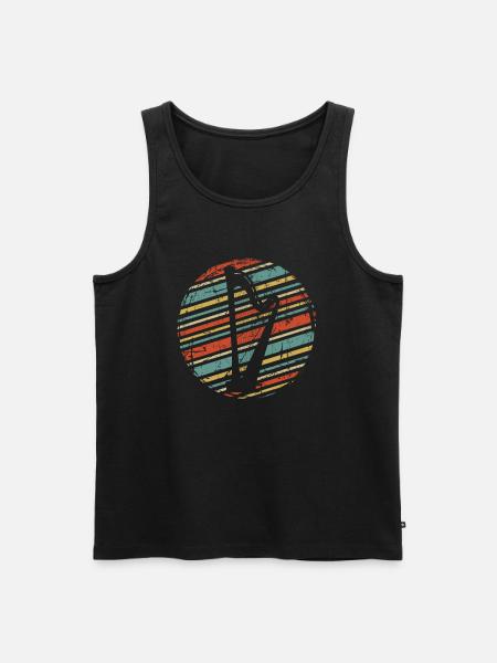 Idea regalo per arpa strumento musicale giocatore - Canottiera ecologica premium da uomo - nero