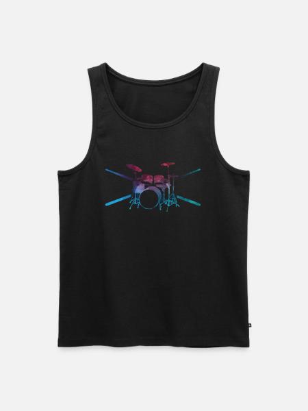 Drums drummer drummer gift - Men's Premium Organic Tank Top - black