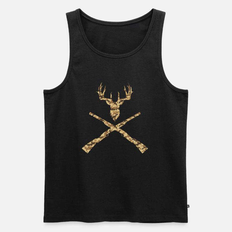 Jagd - Männer Premium Bio Tank Top - Schwarz