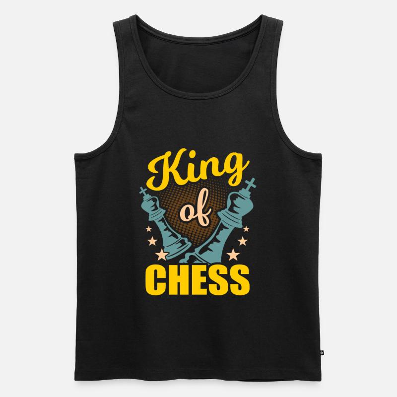 Schach - Männer Premium Bio Tank Top - Schwarz