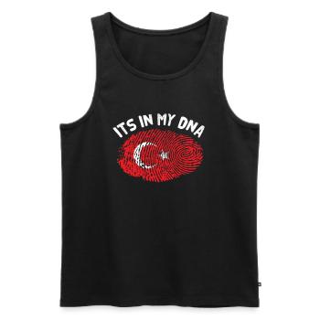Türkei - Männer Premium Bio Tank Top - Schwarz - Vorne - AI Model Male 178 light (178cm)