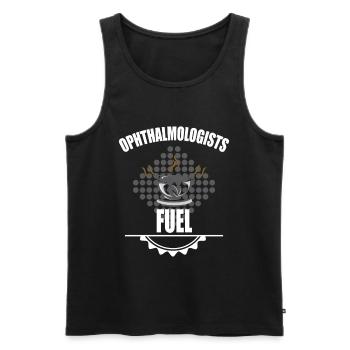 Augenarzt Medizin Doktor Geschenkidee - Männer Premium Bio Tank Top - Schwarz - Vorne - Michal (187cm)