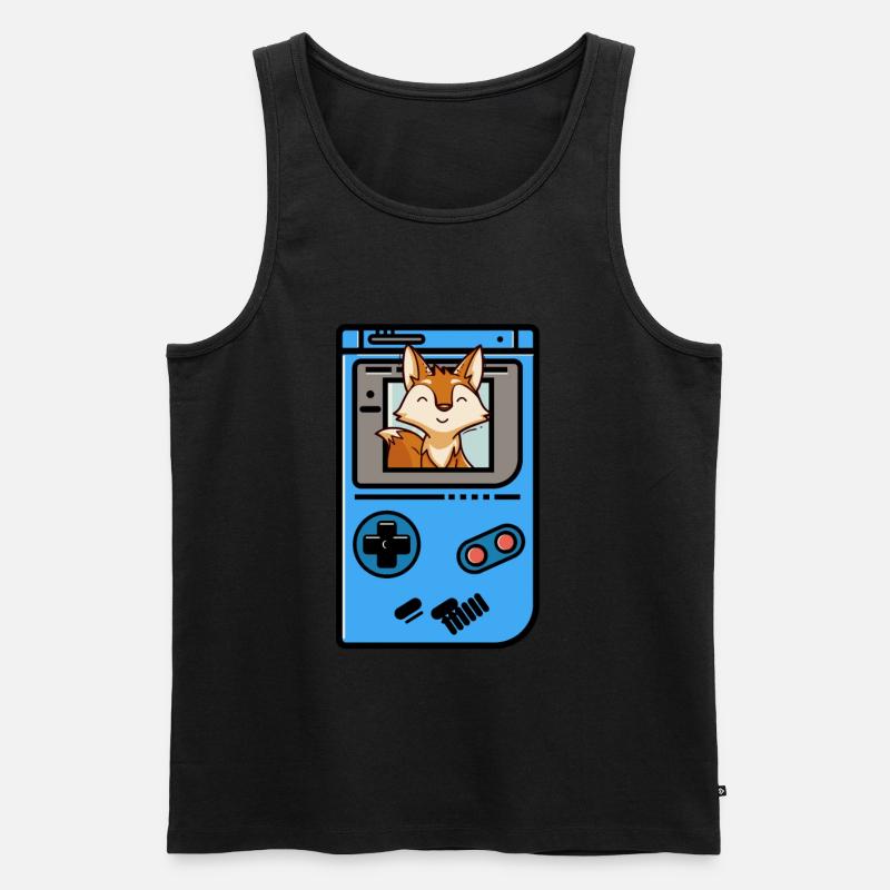 Fuchs - Männer Premium Bio Tank Top - Schwarz
