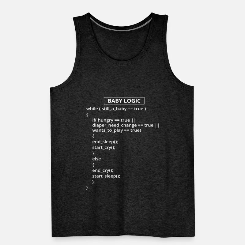 Computerprogrammierer Codierer Software Engineers Geschenk Männer Premium Bio Tank Top