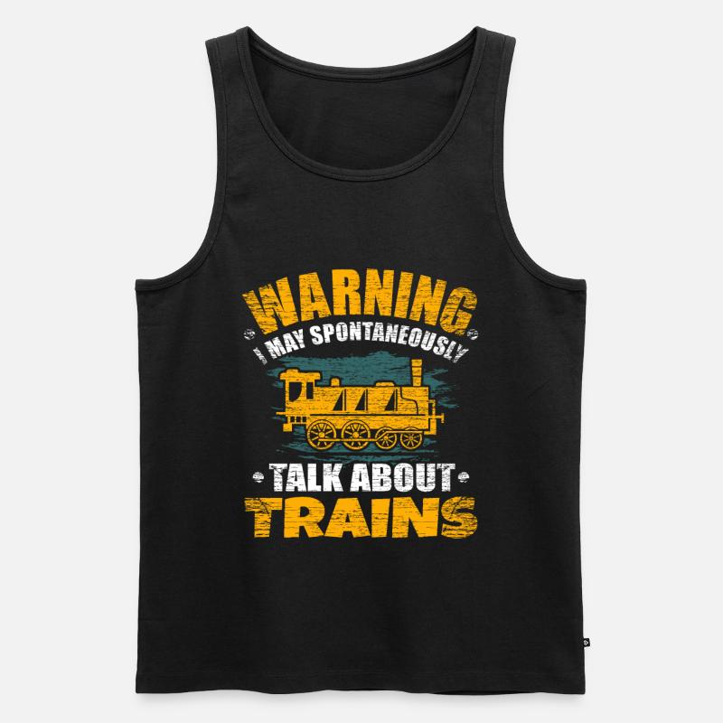 Zug - Männer Premium Bio Tank Top - Schwarz