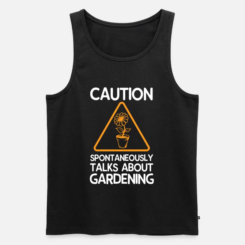 Gärtner - Männer Premium Bio Tank Top - Schwarz