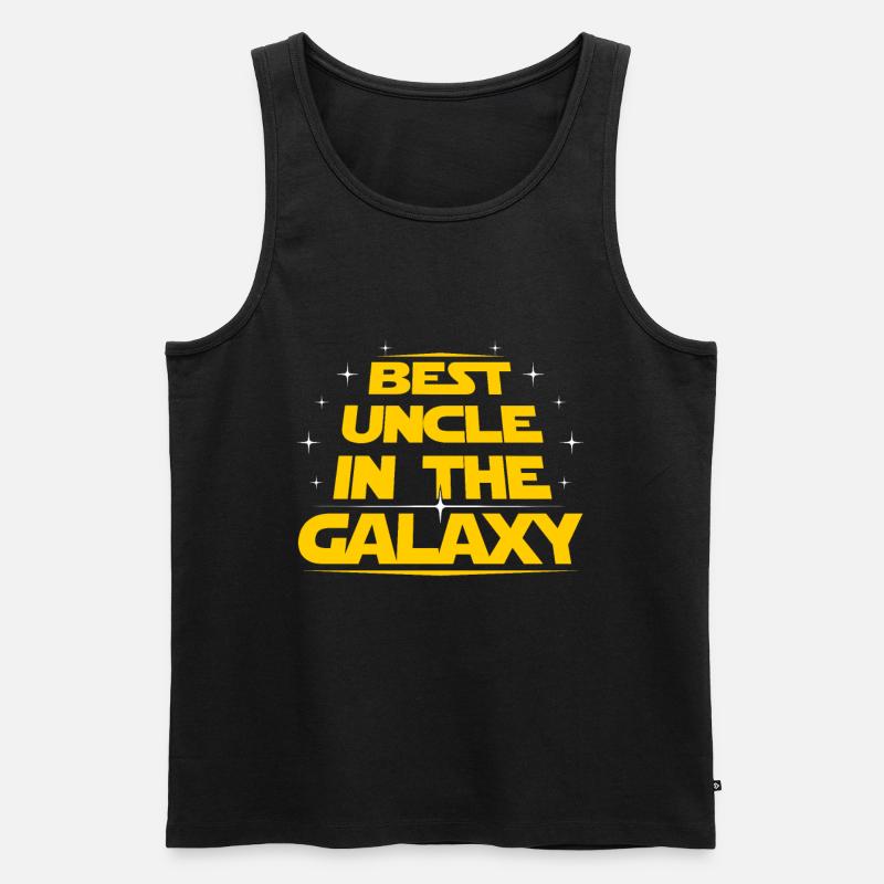 Onkel - Männer Premium Bio Tank Top - Schwarz