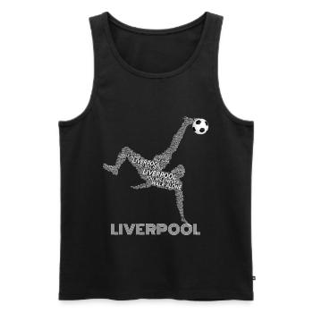 Liverpool liverpool - Männer Premium Bio Tank Top - Schwarz - Vorne - AI Model Male 178 light (178cm)