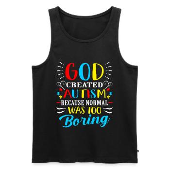 Autism Awarenesss Respect cadeau de chemise - Débardeur bio Premium Homme - noir - Devant - Michal (187cm)