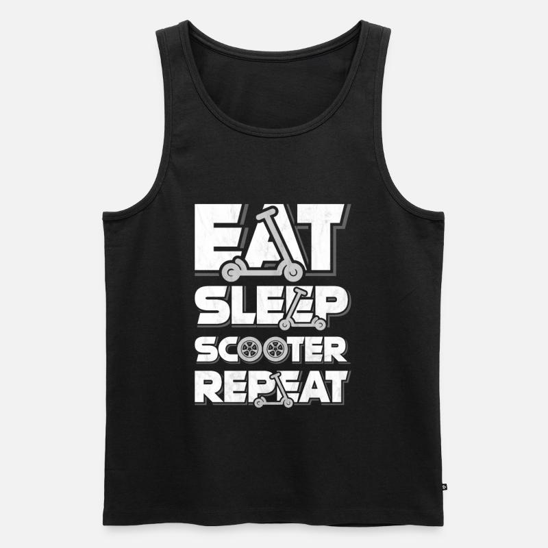 Scooter - Männer Premium Bio Tank Top - Schwarz