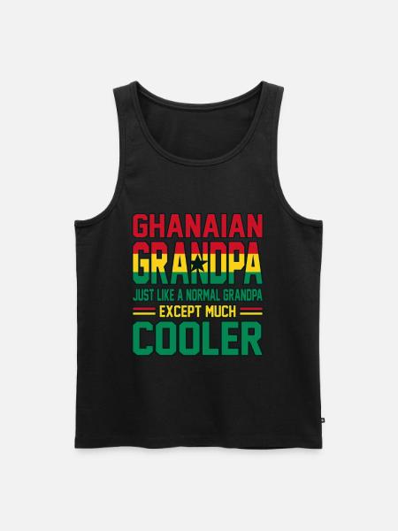 Ghana - Men's Premium Organic Tank Top - black