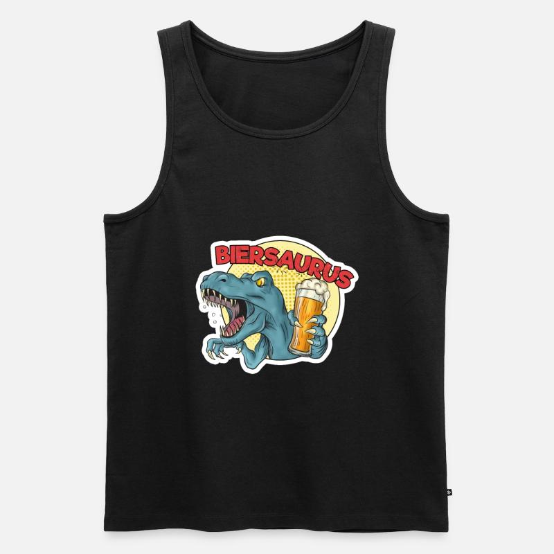 Bier - Männer Premium Bio Tank Top - Schwarz