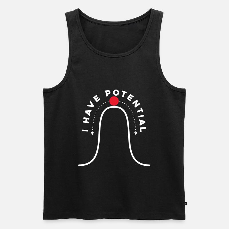 Science Physics-nerd - Men's Premium Organic Tank Top - black