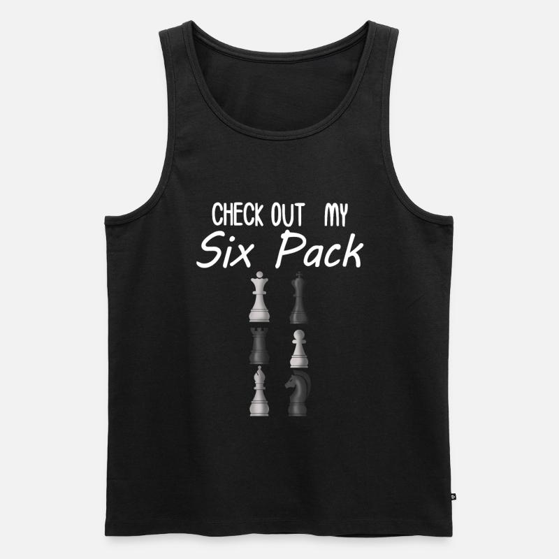 Schach - Männer Premium Bio Tank Top - Schwarz