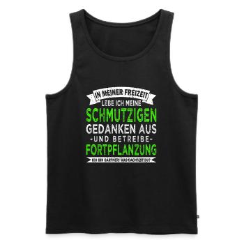 Hobbygärtner Landschaftsgärtner Gartenbau - Männer Premium Bio Tank Top - Schwarz - Vorne - Michal (187cm)