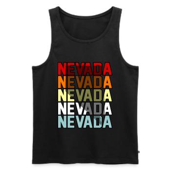 Good Things Grown in Nevada Gift - Men's Premium Organic Tank Top - black - Front - AI Model Male 178 light (178cm)