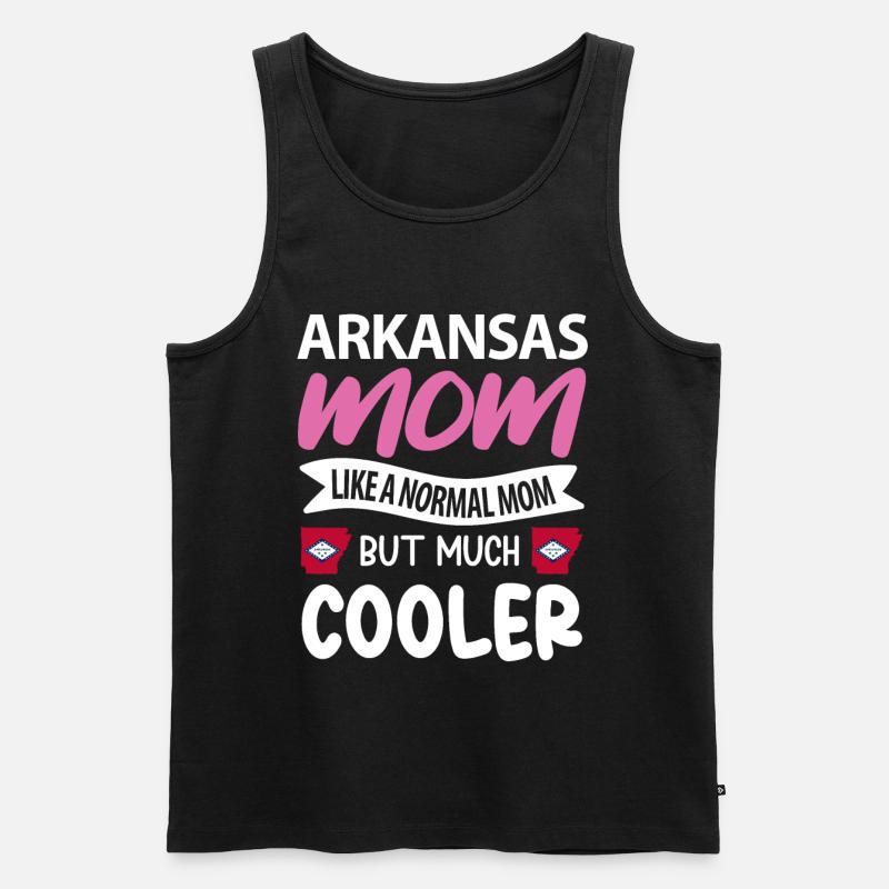 Arkansas mutter geschenk - Männer Premium Bio Tank Top - Schwarz