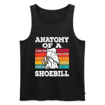 Liebt große afrikanische Vögel Design - Männer Premium Bio Tank Top - Schwarz - Vorne - Michal (187cm)