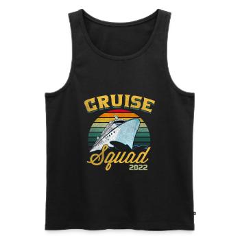 Kreuzfahrt - Männer Premium Bio Tank Top - Schwarz - Vorne - AI Model Male 178 light (178cm)