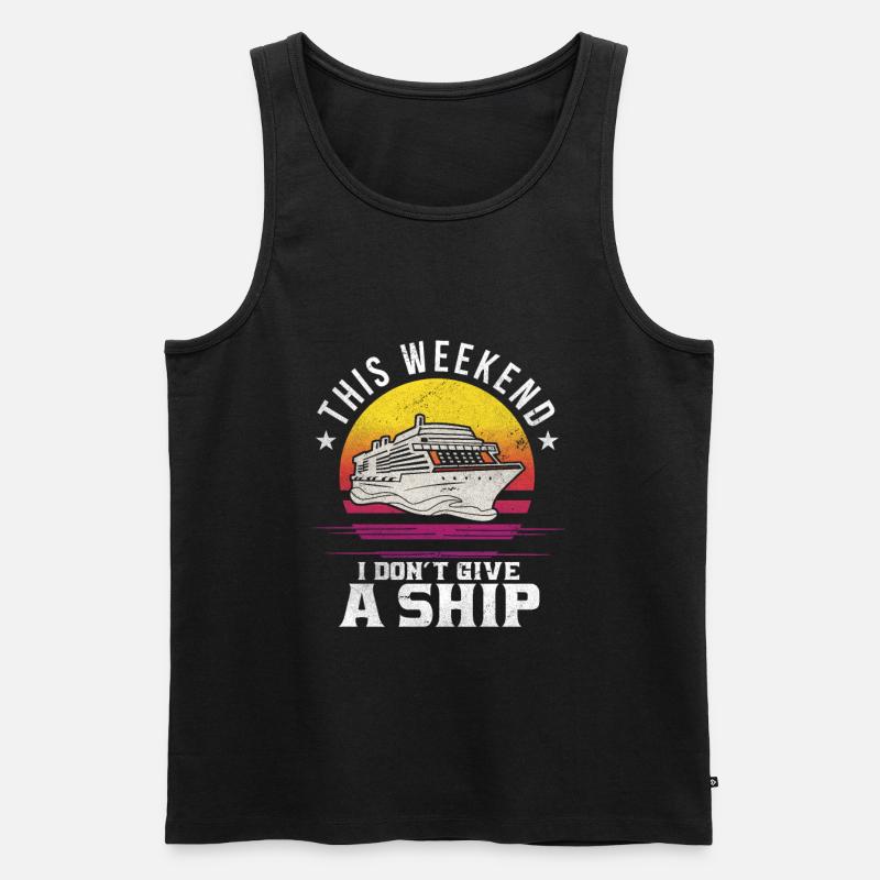 Kreuzfahrt - Männer Premium Bio Tank Top - Schwarz