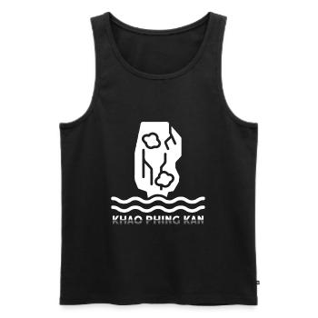 Thailand - Männer Premium Bio Tank Top - Schwarz - Vorne - Michal (187cm)