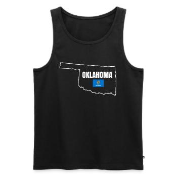 Oklahoma haus geschenk - Männer Premium Bio Tank Top - Schwarz - Vorne - AI Model Male 178 light (178cm)