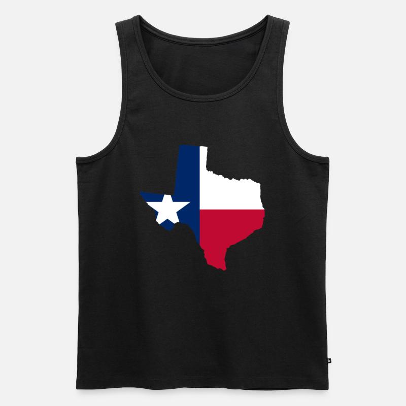 Texas haus geschenk - Männer Premium Bio Tank Top - Schwarz