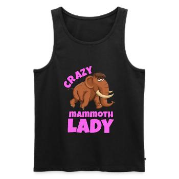 Mammut - Männer Premium Bio Tank Top - Schwarz - Vorne - Michal (187cm)