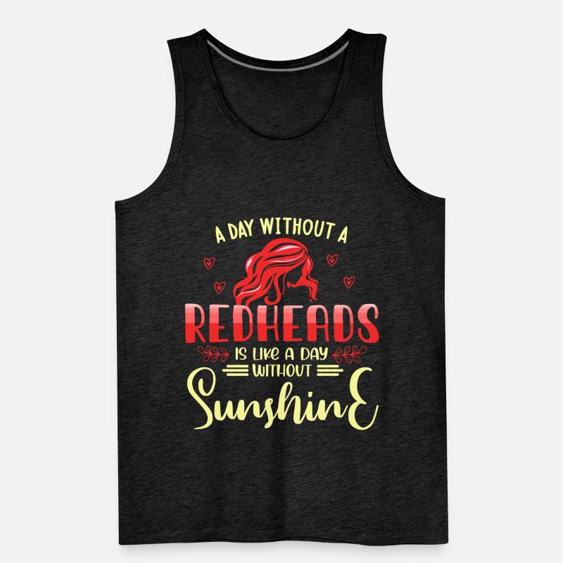 Rothaarige, Rothaarige 2% Einhörner, rothaarige Männer Premium Bio Tank Top