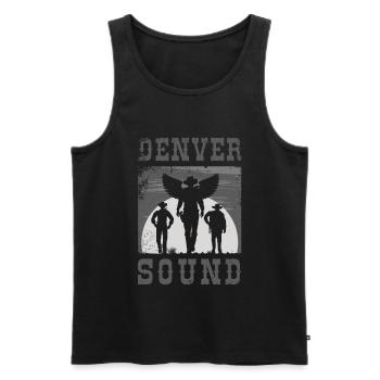Dark Country, Dark Country Clubbers, Country life, - Men's Premium Organic Tank Top - black - Front - Michal (187cm)