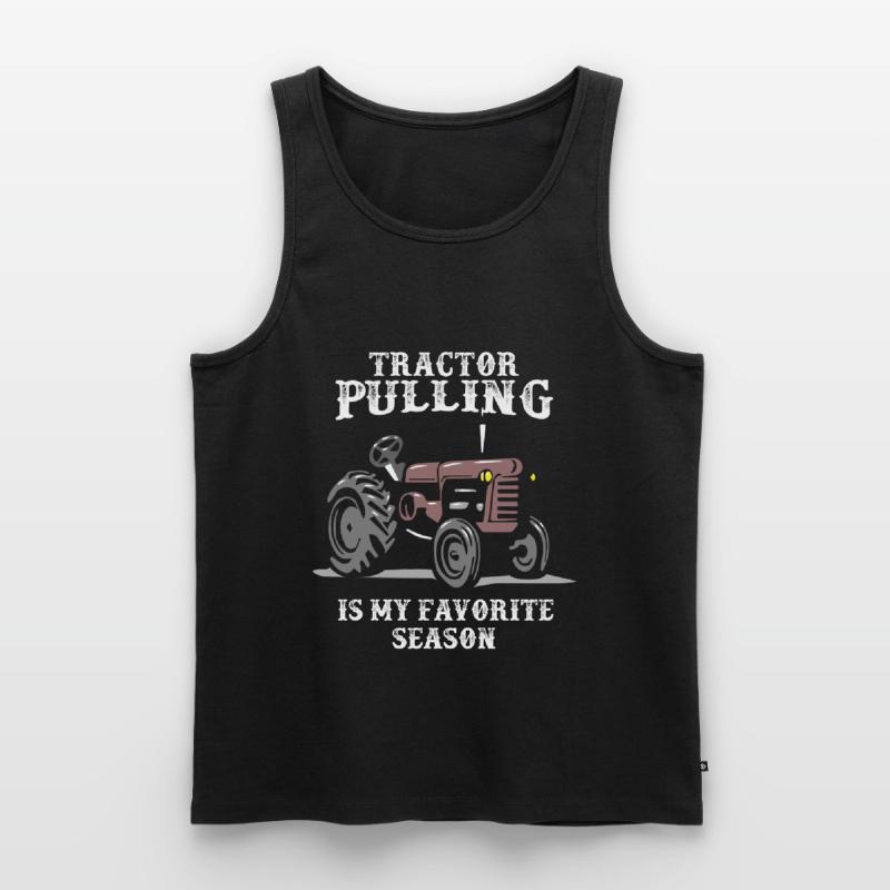 tractor pulling, tractor pulling Traktor, pulling, Männer Premium Bio Tank Top
