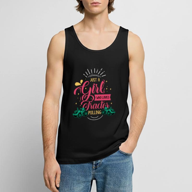 tractor pulling, tractor pulling pulling, drag, Männer Premium Bio Tank Top