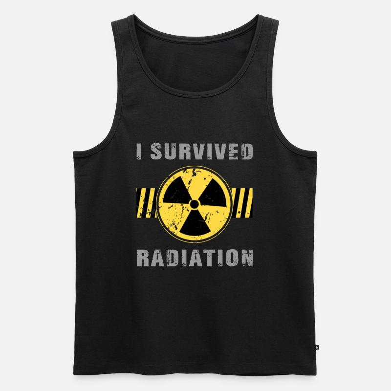 Chemo, Chemo Chemo Strahlung, Krebs, - Männer Premium Bio Tank Top - Schwarz