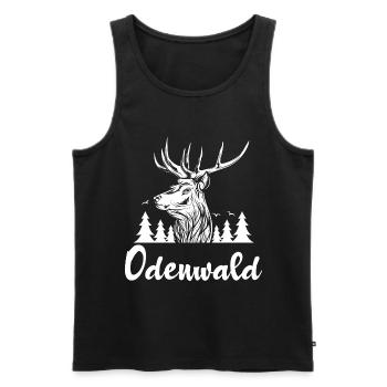 Odenwald - Débardeur bio Premium Homme - noir - Devant - Michal (187cm)