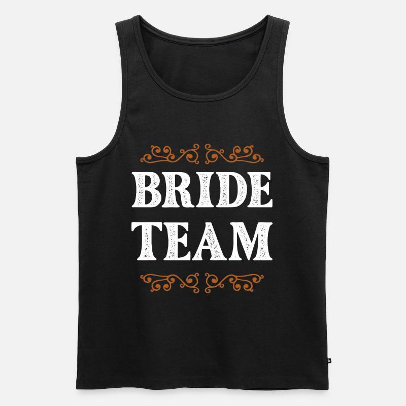 Bride Crew - Männer Premium Bio Tank Top - Schwarz