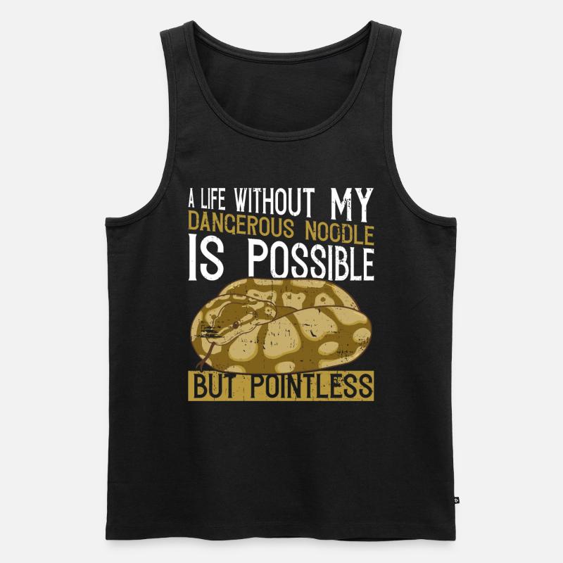 Banana Ballpython Königspython - Débardeur bio Premium Homme - noir