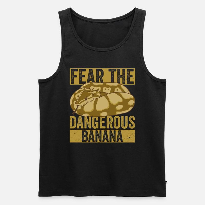 Banana Königspython - Men's Premium Organic Tank Top - black
