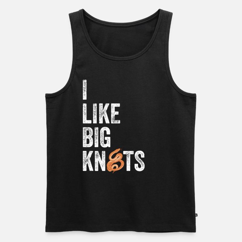 Königspython Ball Python - Men's Premium Organic Tank Top - black