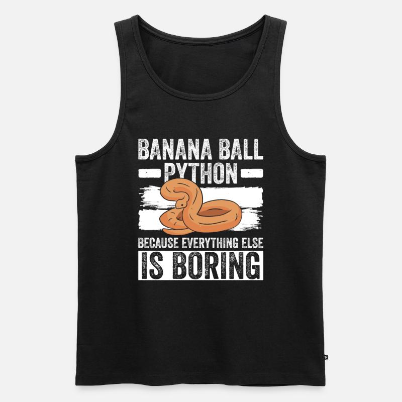 Königspython - Men's Premium Organic Tank Top - black