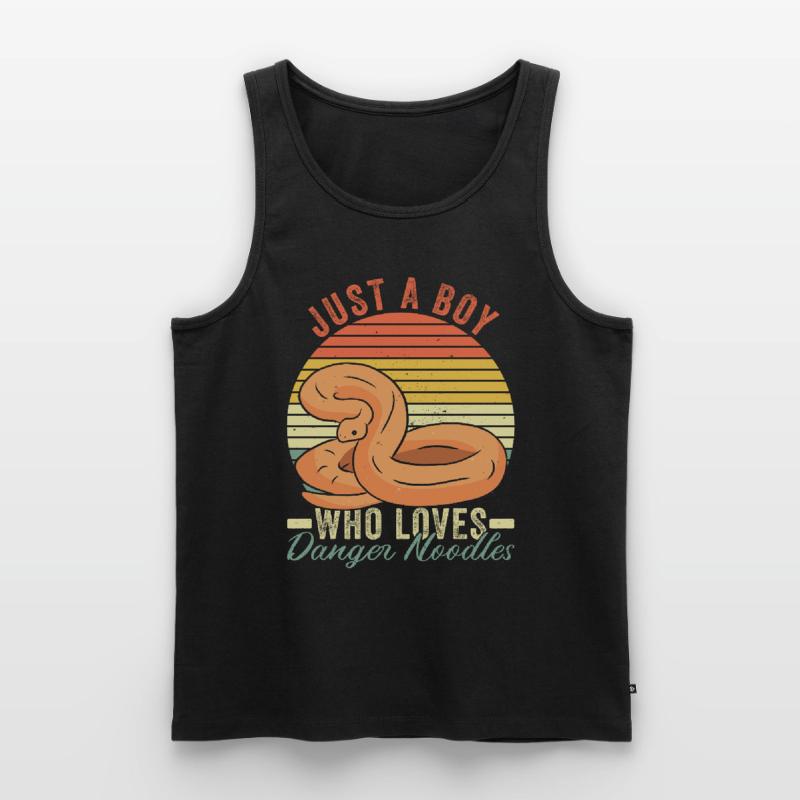 Königspython Banana Ball Python Dangerous Noodle Men's Premium Organic Tank Top
