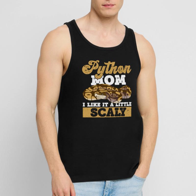 Königspython Mama Banana Ball Python Mutter Débardeur bio Premium Homme